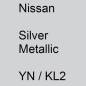 Preview: Nissan, Silver Metallic, YN / KL2.